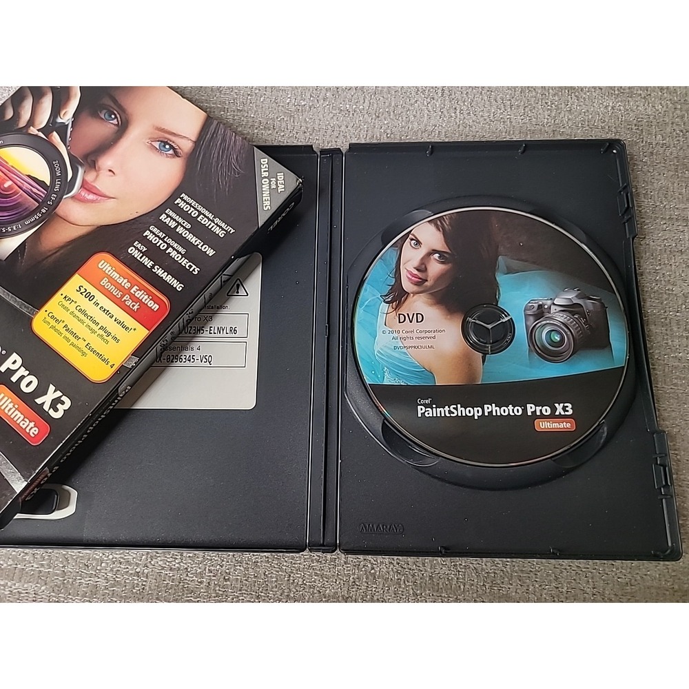 Corel PaintShop Photo Pro X3 Ultimate Windows Photo Editing Software Open Box - Picture 6 of 6